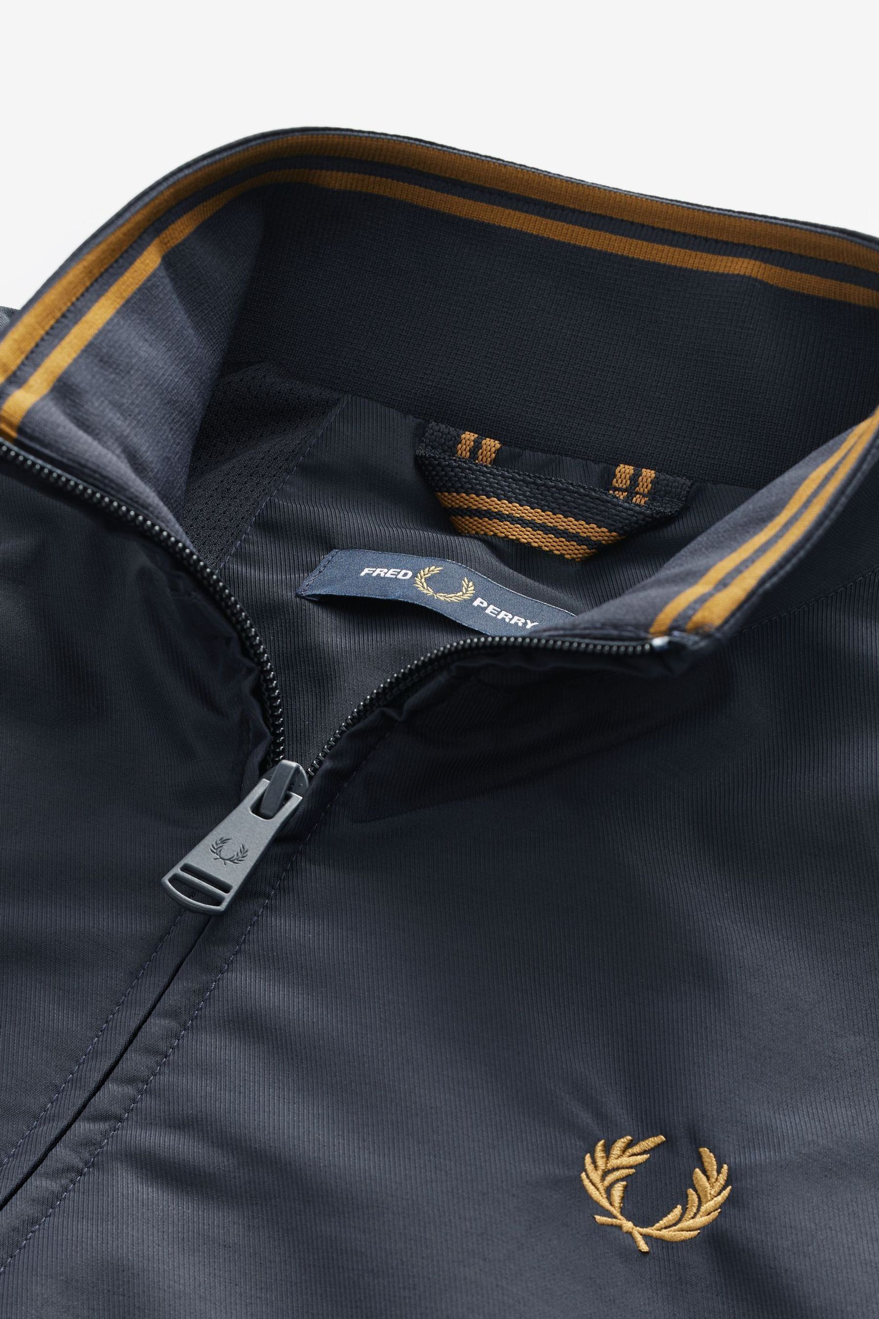 Buy Fred Perry Navy Brentham Sports Jacket from the Next UK online shop