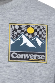 Converse Grey Graphic Little Kids Long Sleeve T-Shirt - Image 9 of 9