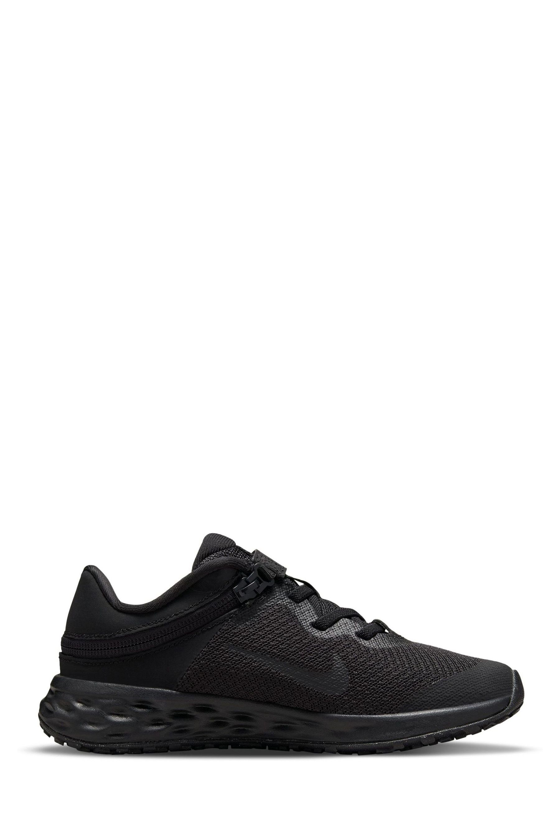 Buy Nike Black Revolution 6 FlyEase Junior Trainers from Next Luxembourg
