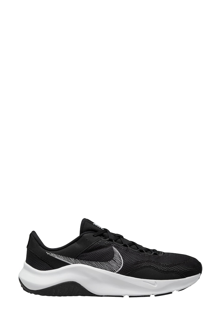 Nike Black/White Legend Essential 3 Gym Trainers - Image 1 of 8