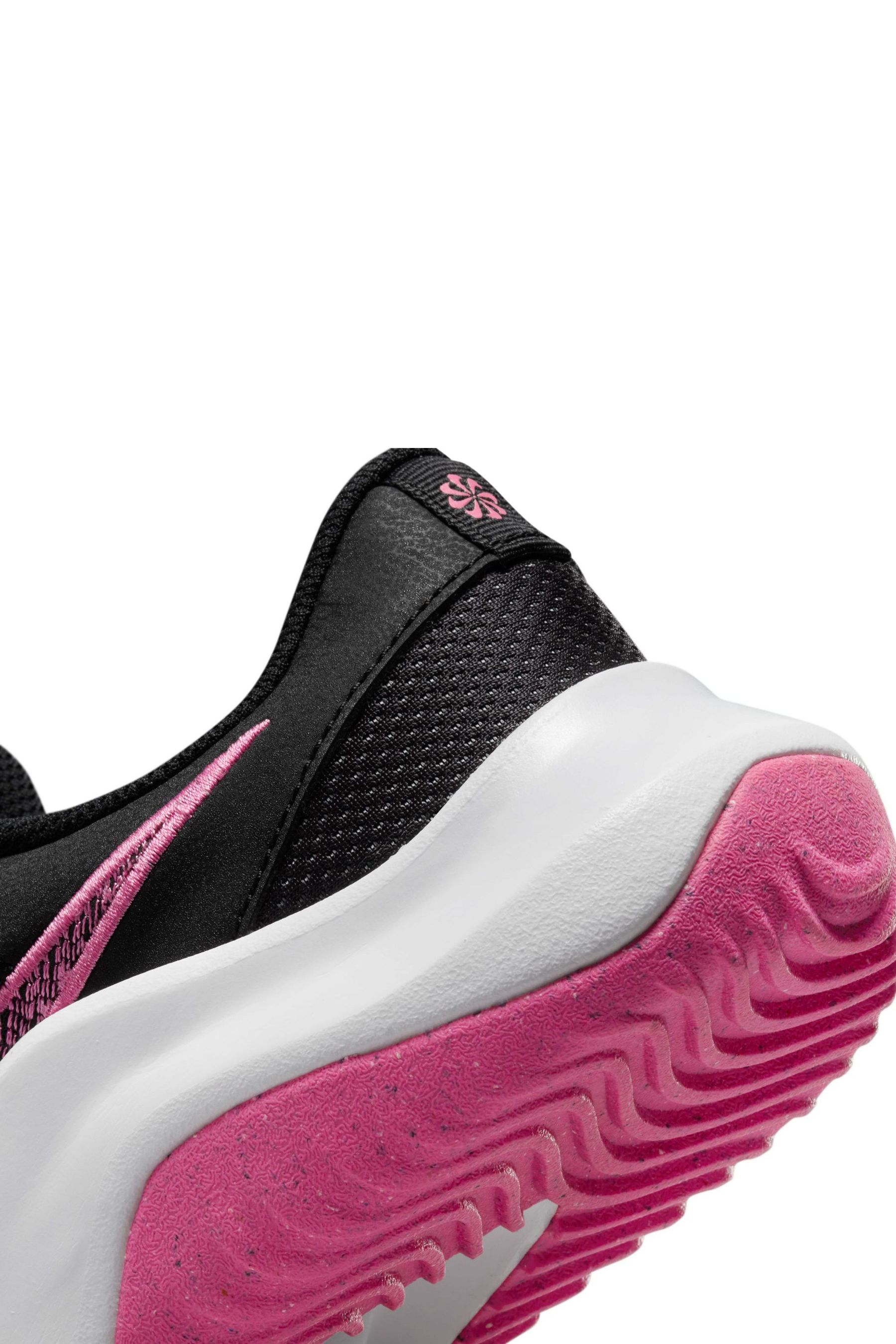 Womens pink and black sneakers deals