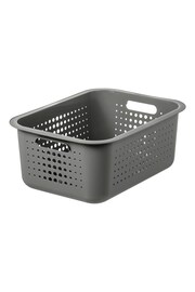 Orthex Grey Smartstore Set of 4 10L Baskets With Lids - Image 5 of 6