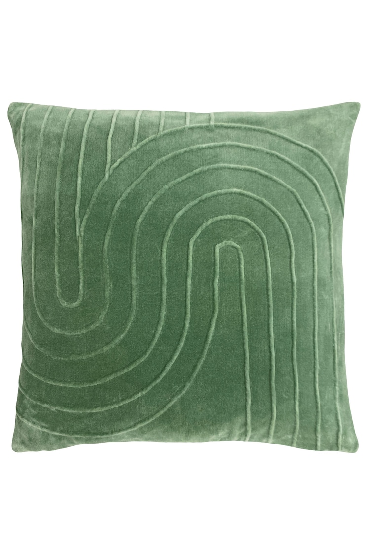 Furn Green 100% Cotton Mangata Cushion - Image 1 of 4