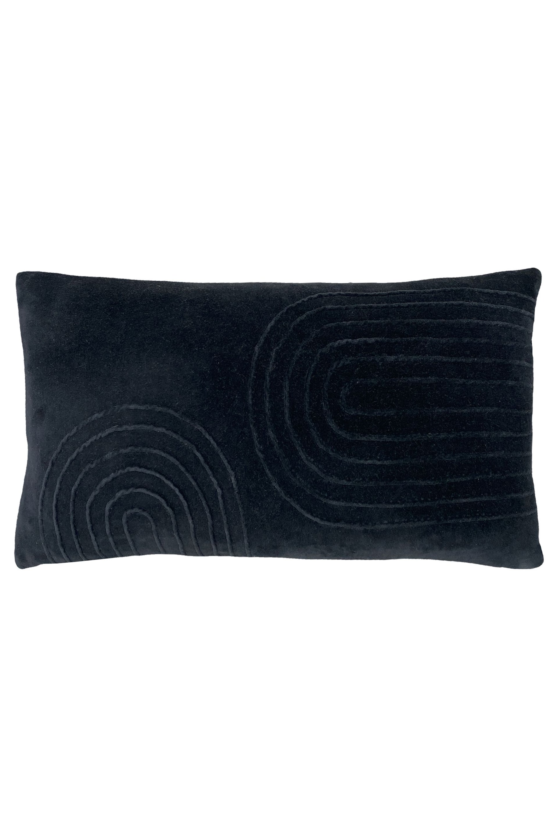 furn. Black Mangata Cushion - Image 1 of 4