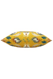 furn. Yellow Folk Flora 43 x 43 Outdoor Polyester Cushion - Image 3 of 5