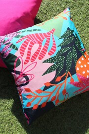 furn. Pink Coralina Outdoor Polyester Cushion - Image 3 of 6