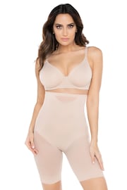 Miraclesuit High Waisted Thigh Slimming Sheer Shorts - Image 1 of 6