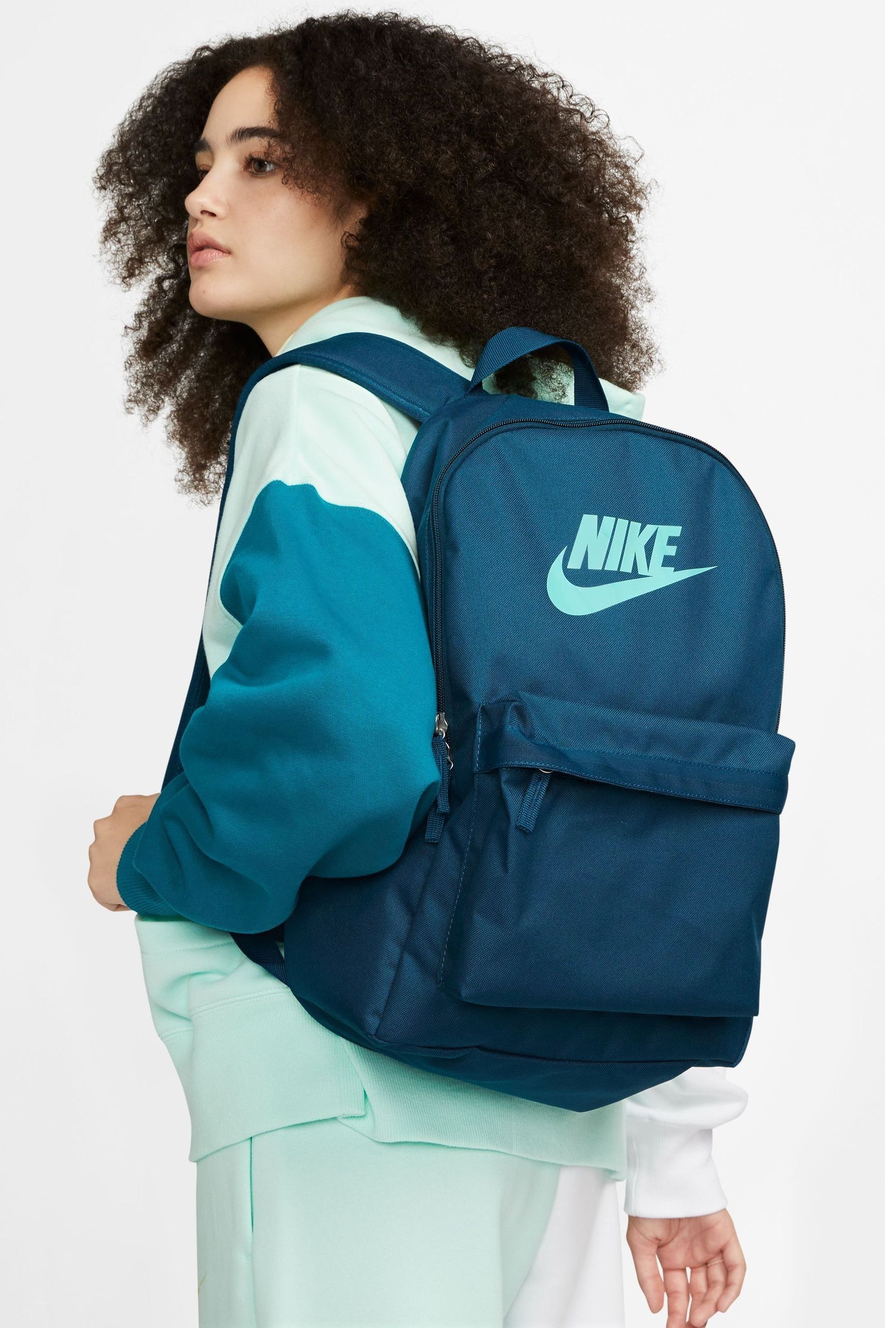 Nike heritage flight bag in blue on sale