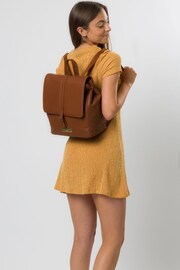 Pure Luxuries London Daisy Leather Backpack - Image 1 of 6
