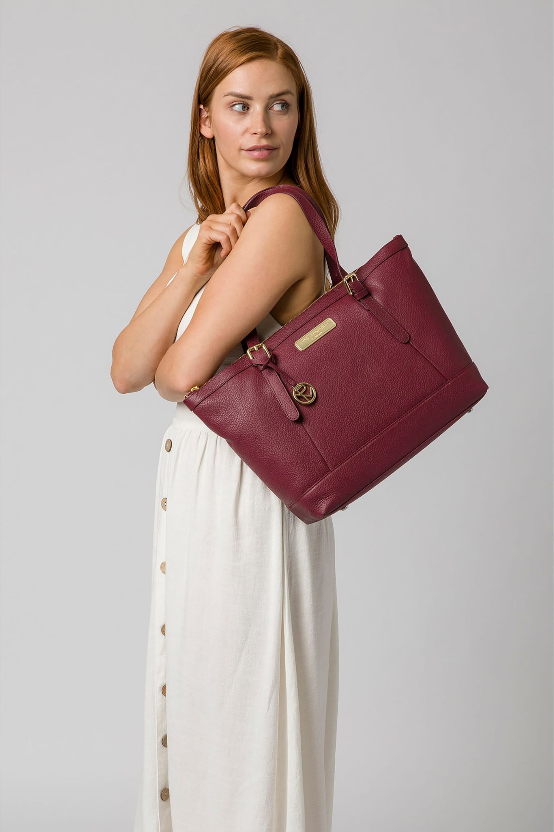 Pure Luxuries London Emily Leather Tote Bag - Image 5 of 5