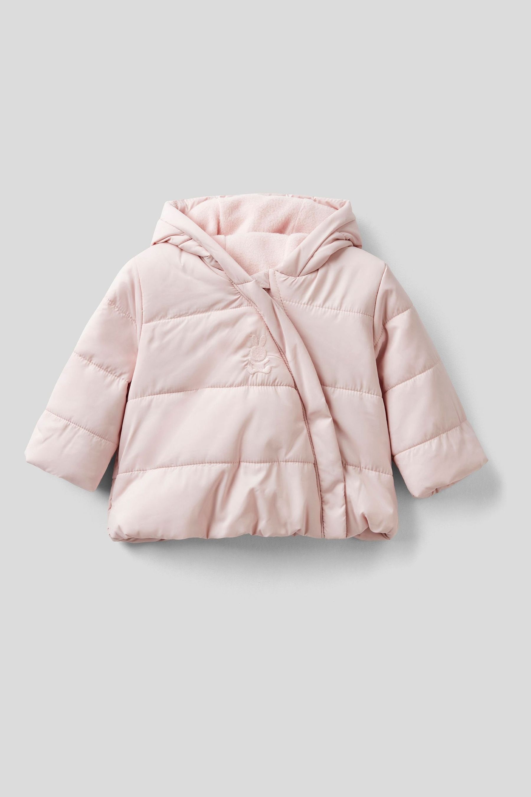 Buy Benetton Girls Bear Ear Quilted Coat from Next Luxembourg