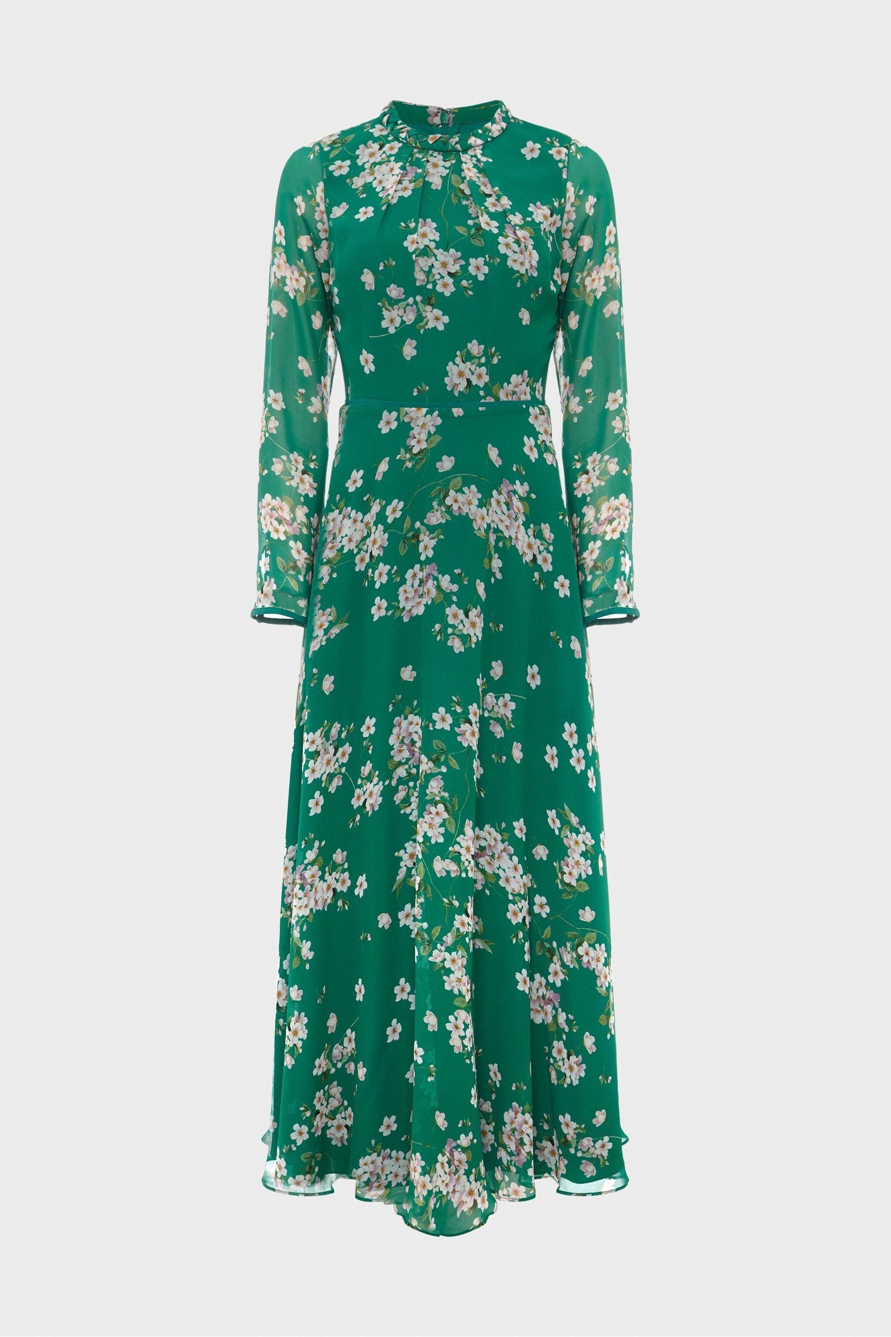 Buy Hobbs Green Rosabelle Silk Dress from Next Germany