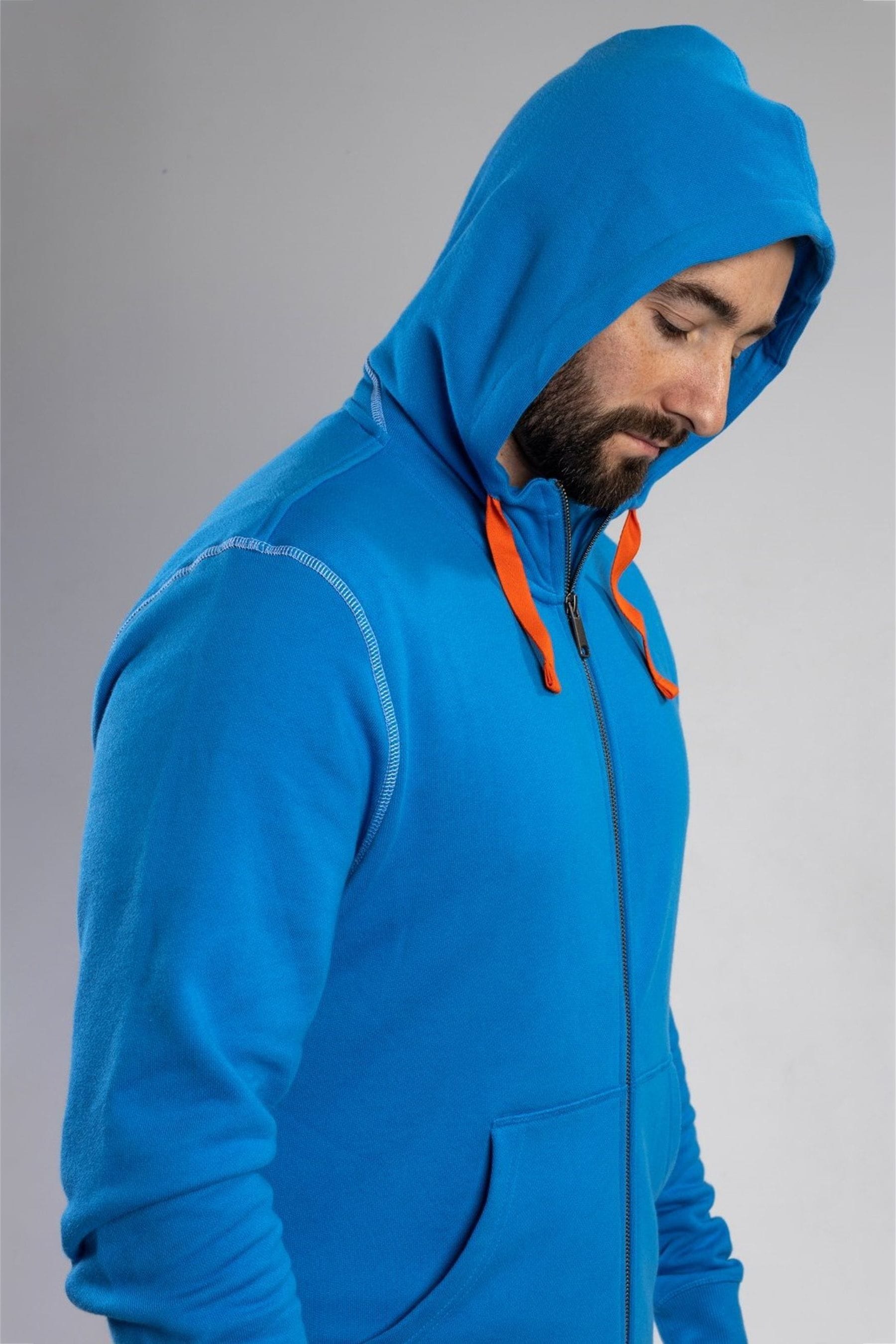 Buy Helly Hansen Blue 100 Cotton Oxford Zip Up Hoodie from the Next UK online shop