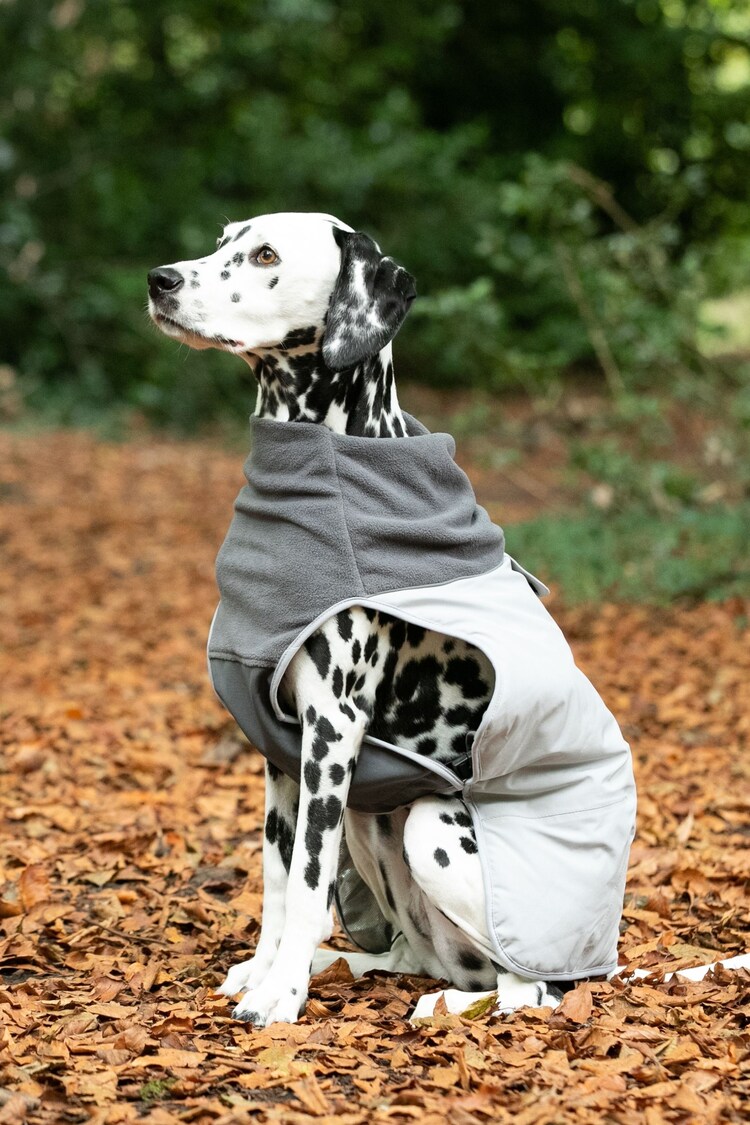 Hugo & Hudson Grey Thermal Dog Jacket - Image 1 of 4