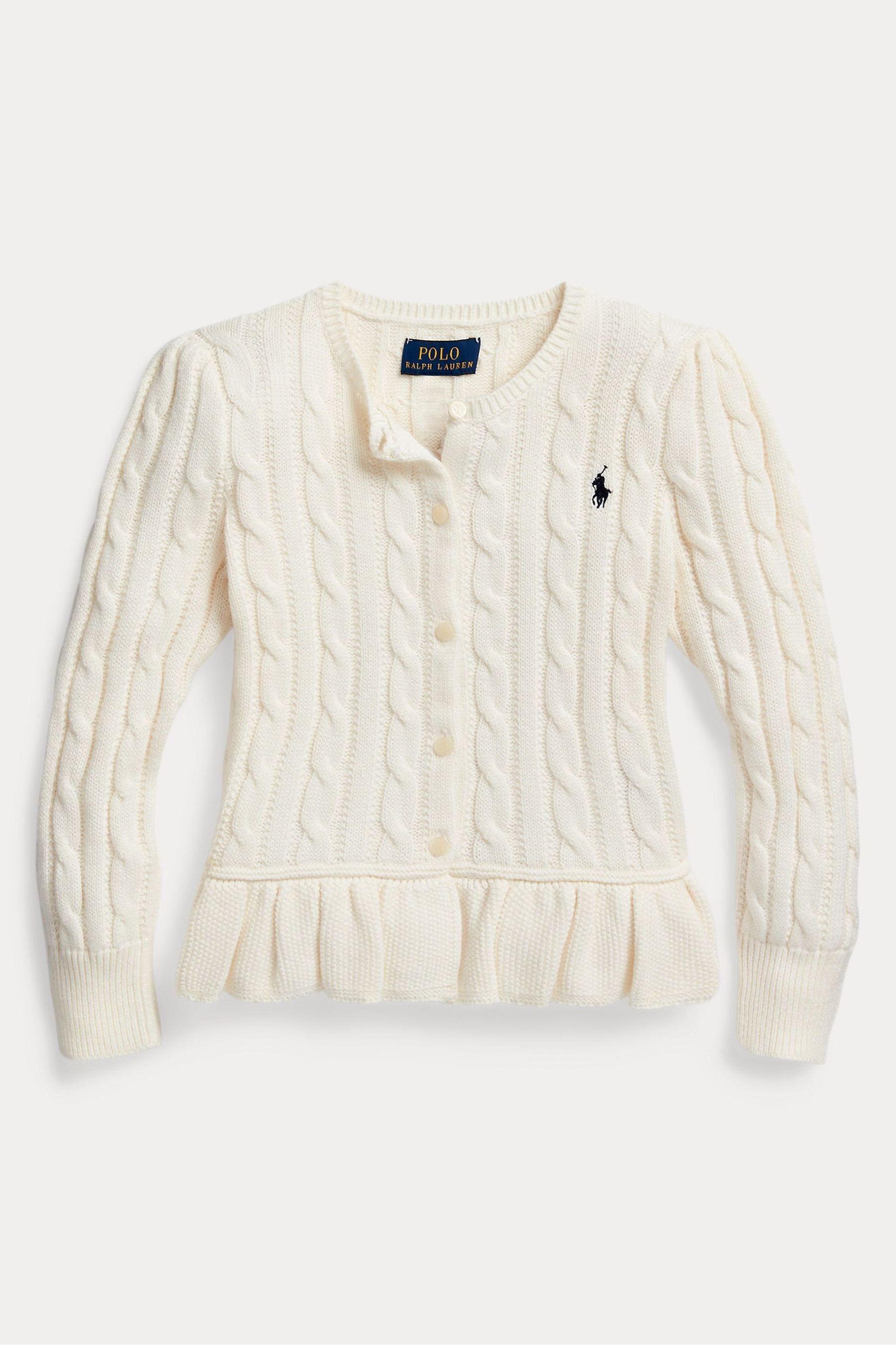 Ralph lauren peplum cardigan hotsell