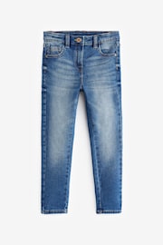 Mid Blue Regular Fit Skinny Jeans (3-16yrs) - Image 1 of 3