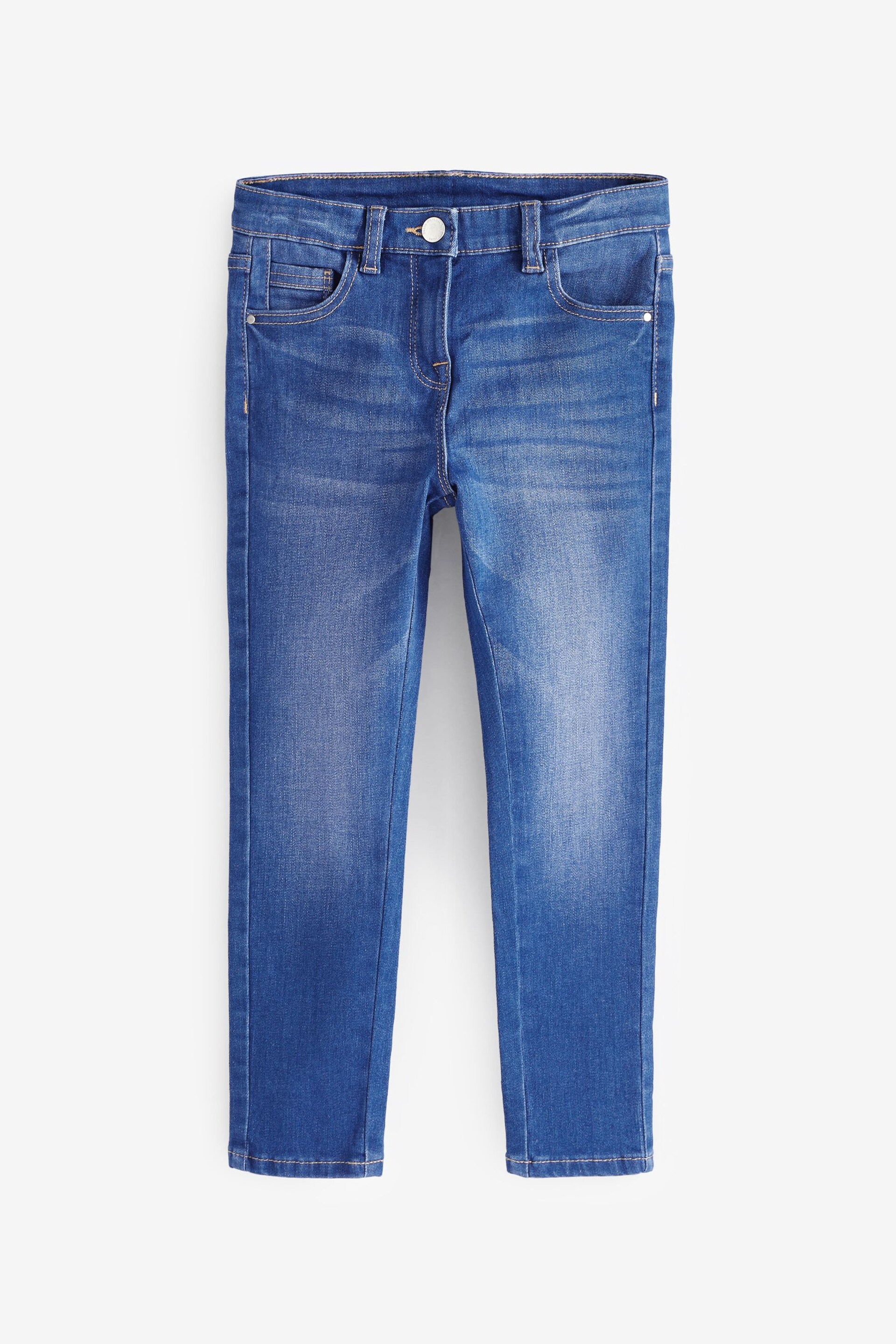 Bright Blue Regular Fit Skinny Jeans (3-16yrs) - Image 1 of 2