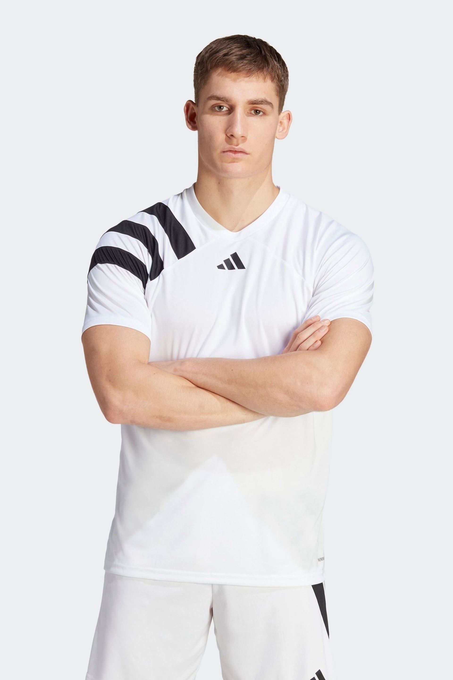 adidas White Fortore 23 Jersey - Image 1 of 8