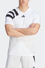 adidas White Fortore 23 Jersey - Image 3 of 8
