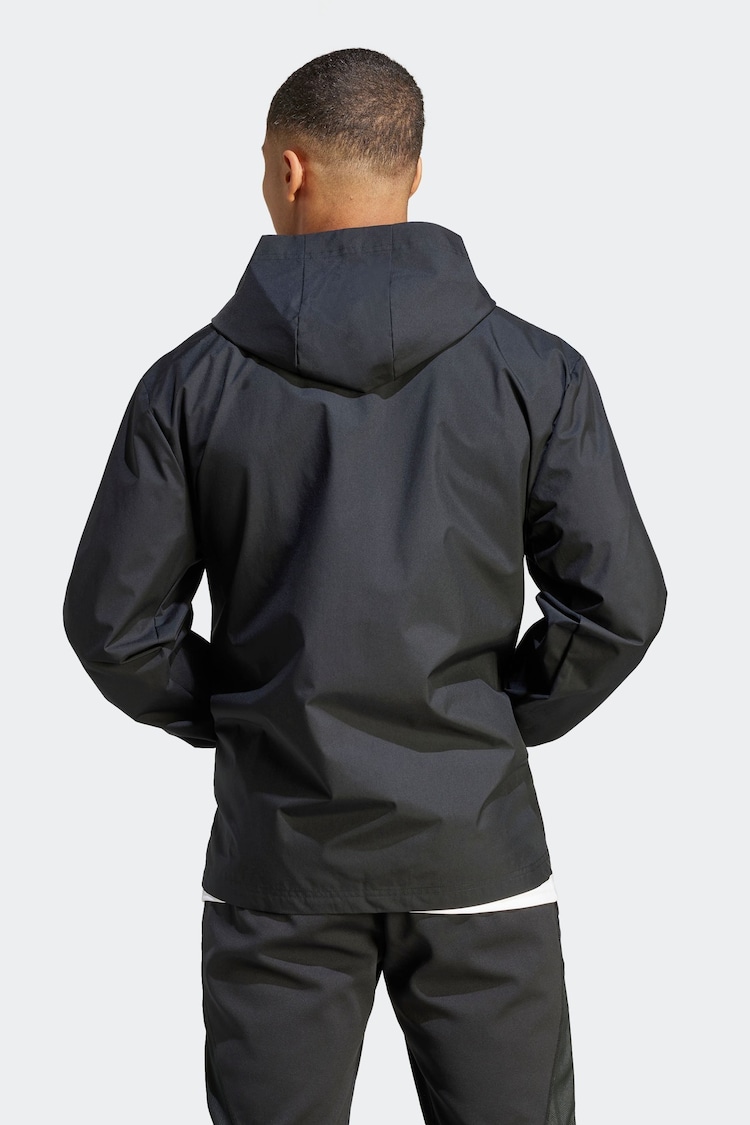 adidas Black Entrada All-Weather Jacket - Image 2 of 7