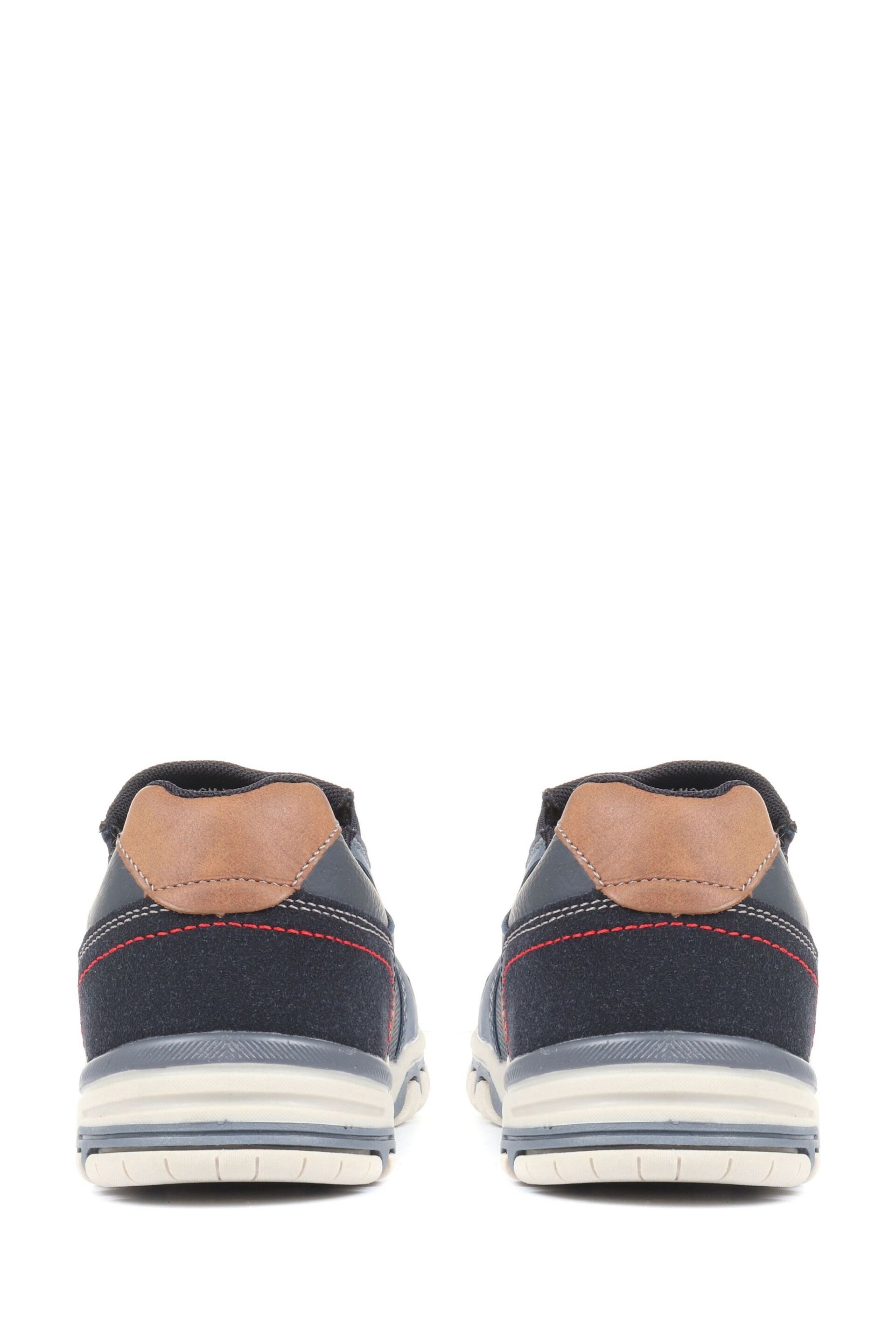 Pavers Wide Fit Mens Slip-On Trainers - Image 2 of 5