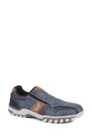 Pavers Wide Fit Mens Slip-On Trainers - Image 3 of 5