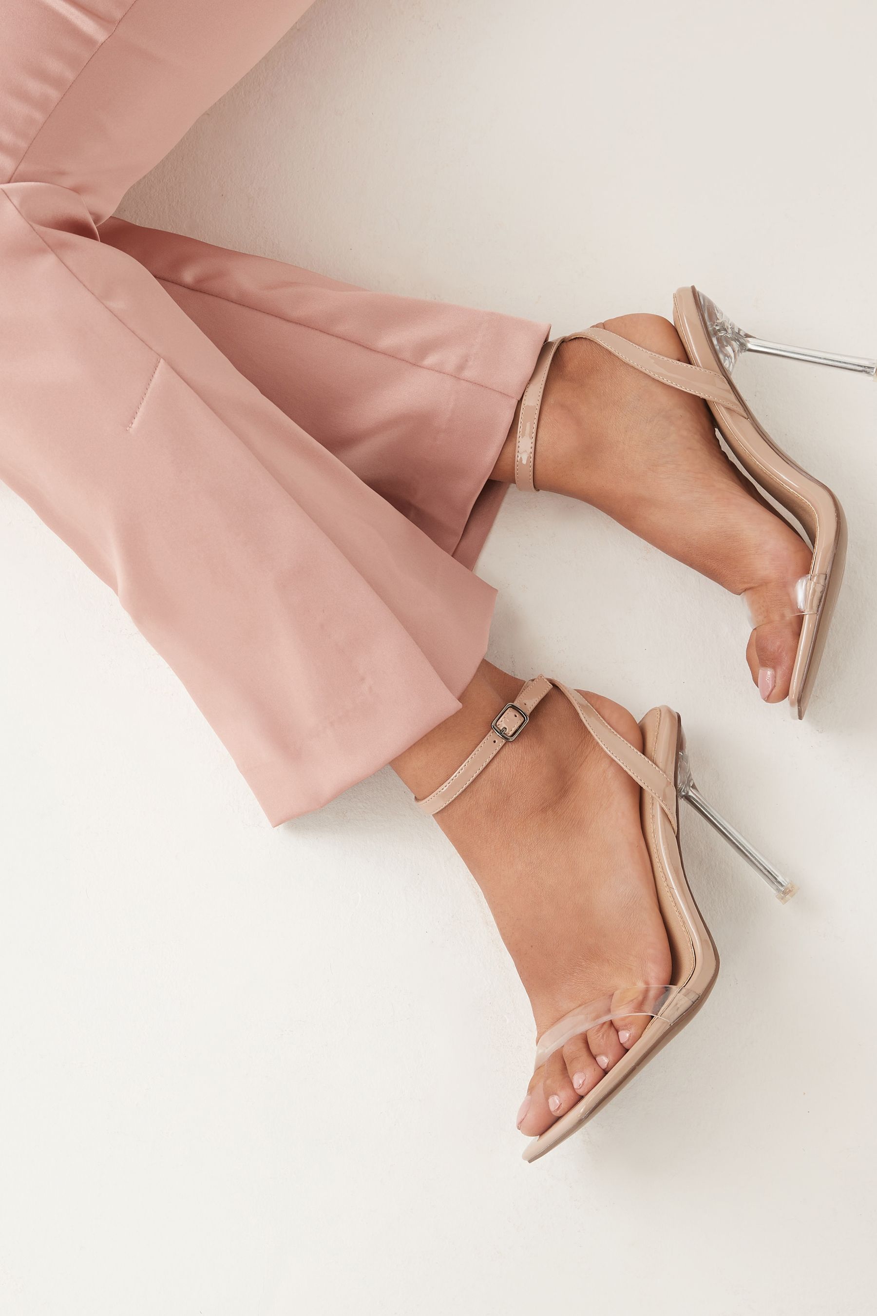 Buy Clear Forever Comfort Vinyl High Heel Sandals from Next Luxembourg