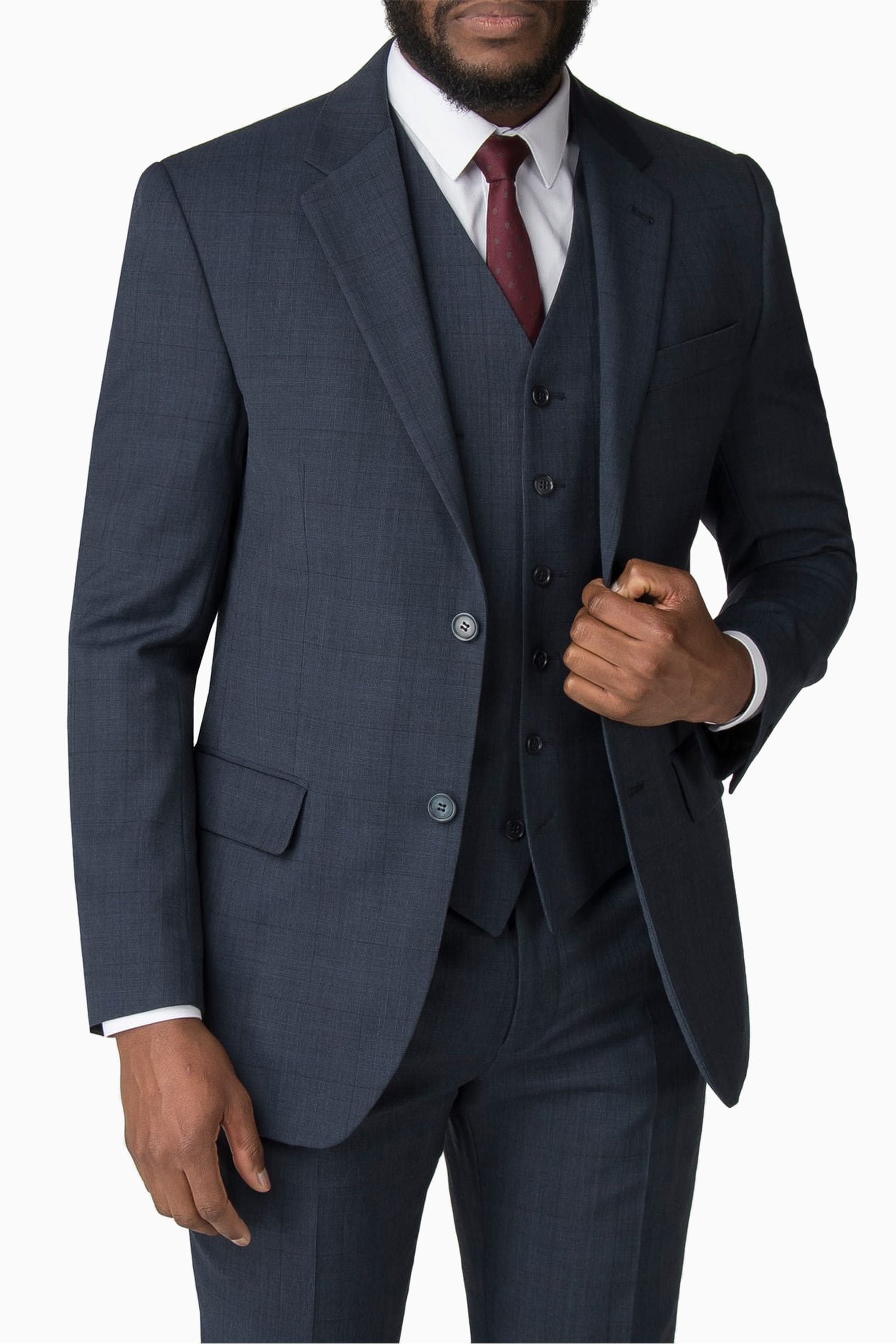 Buy Jeff Banks Blue Check Travel Jacket from the Next UK online shop