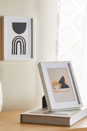 Set of 2 White Parker Picture Frames - Image 1 of 8