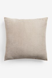 Champagne Gold Velvet Quilted Hamilton 59 x 59cm Cushion - Image 5 of 5