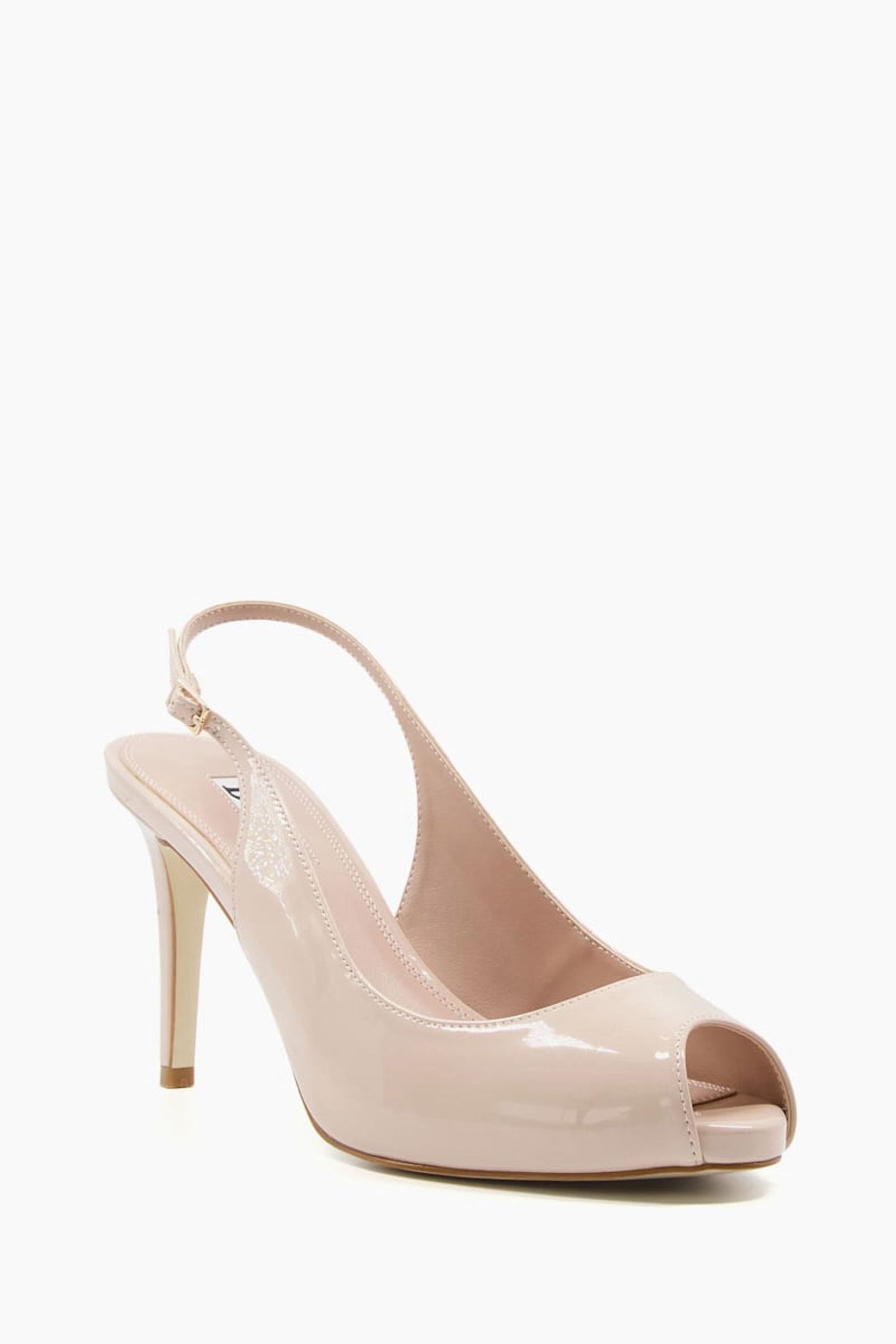 Dune peep toe discount
