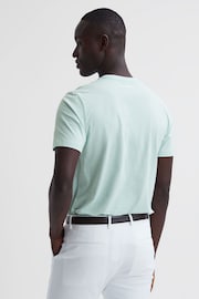 Reiss Mint Bless Cotton Crew Neck T-Shirt - Image 5 of 6