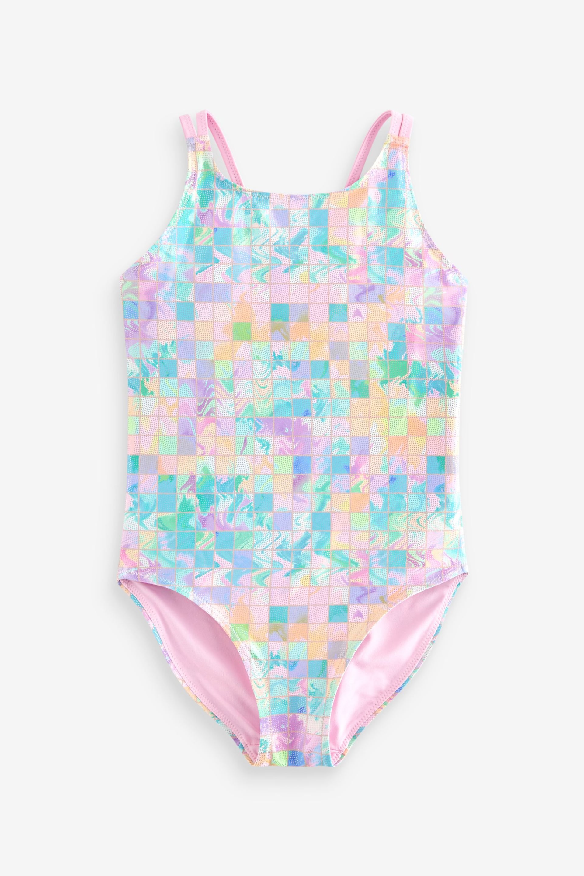 Pink/Green Swimsuit (3-16yrs) - Image 4 of 6