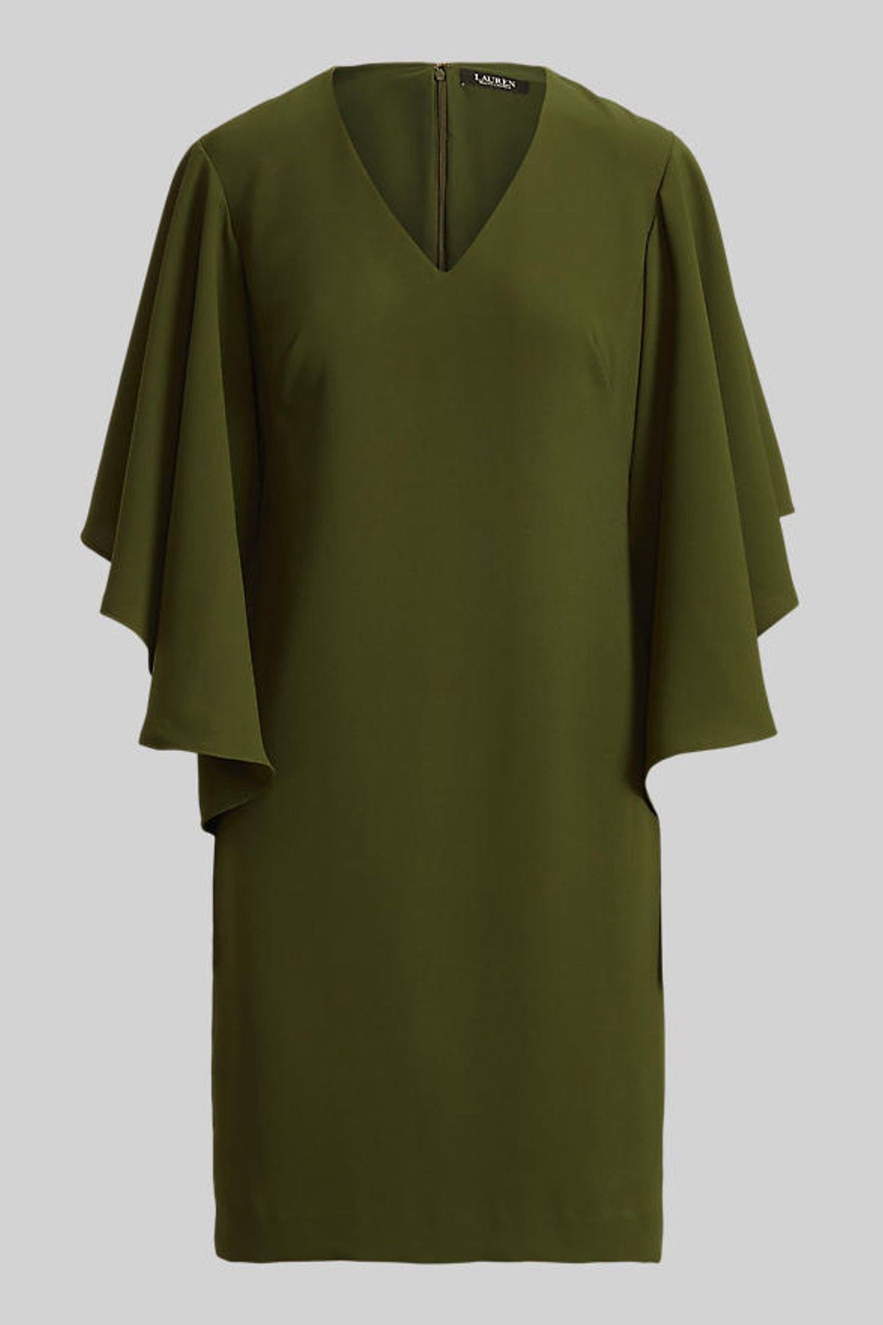 Ralph lauren ruffle sleeve dress new arrivals