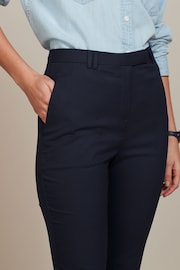 Navy Blue Tailored Bootcut Trousers - Image 5 of 6