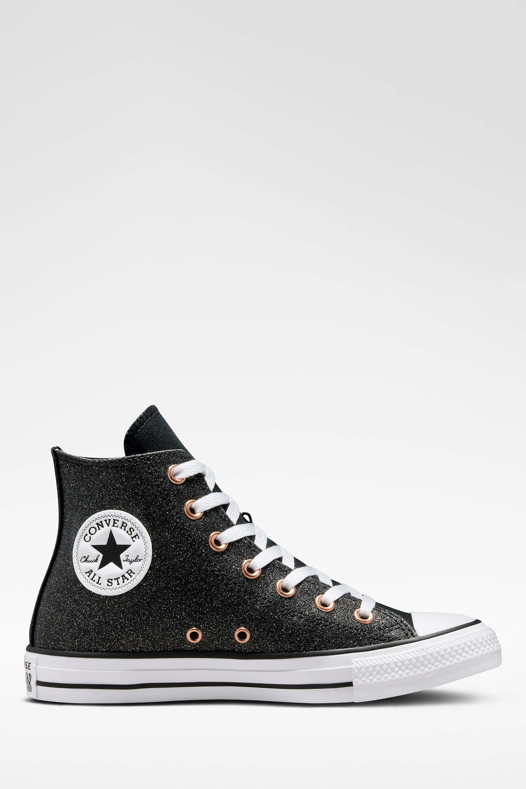 Black sparkly converse cheap
