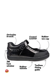 ToeZone Black Shoes With Eco Friendly Ortholite Insock - Image 7 of 7