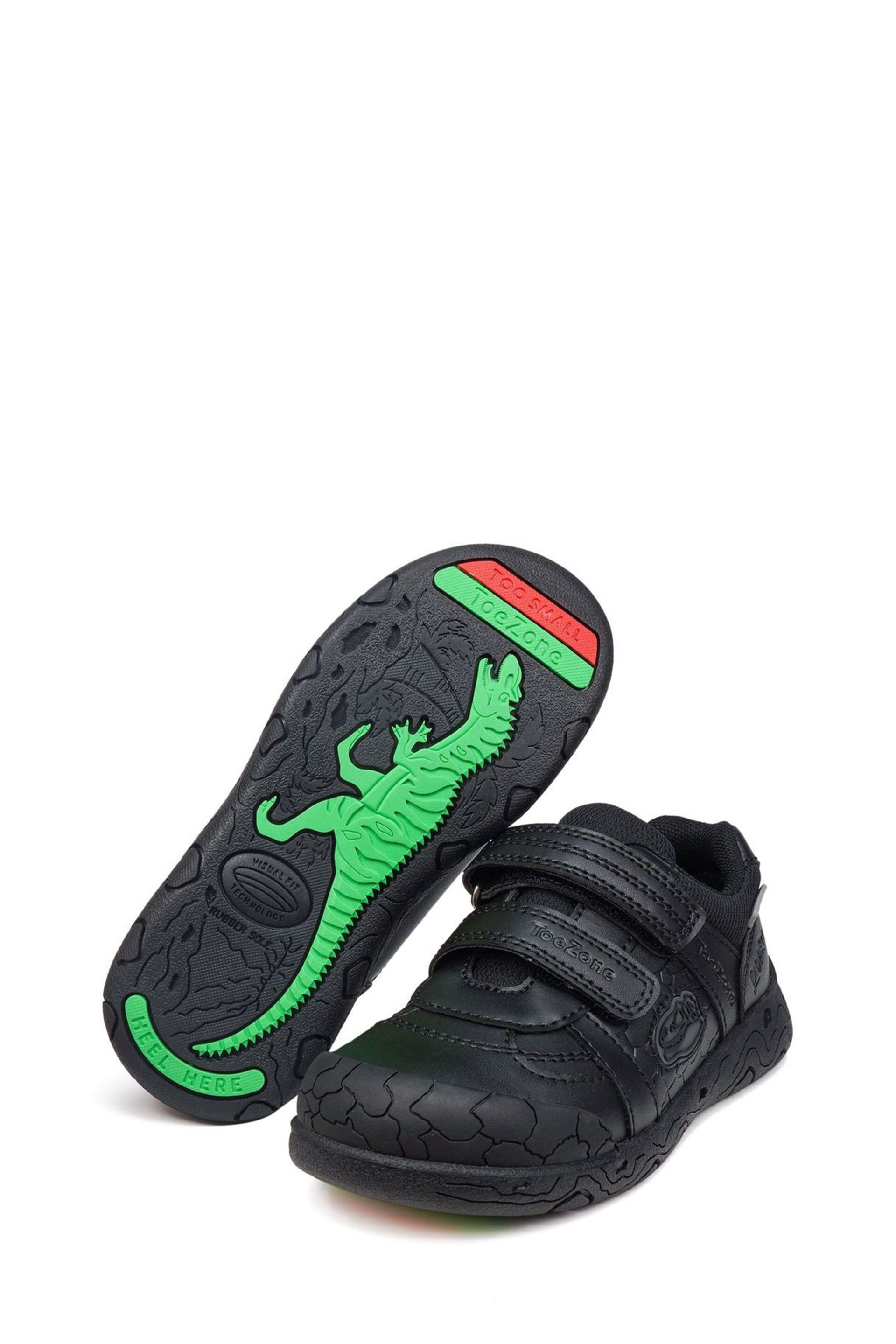 Toezone Chase Black Dinosaur Shoes - Image 2 of 6