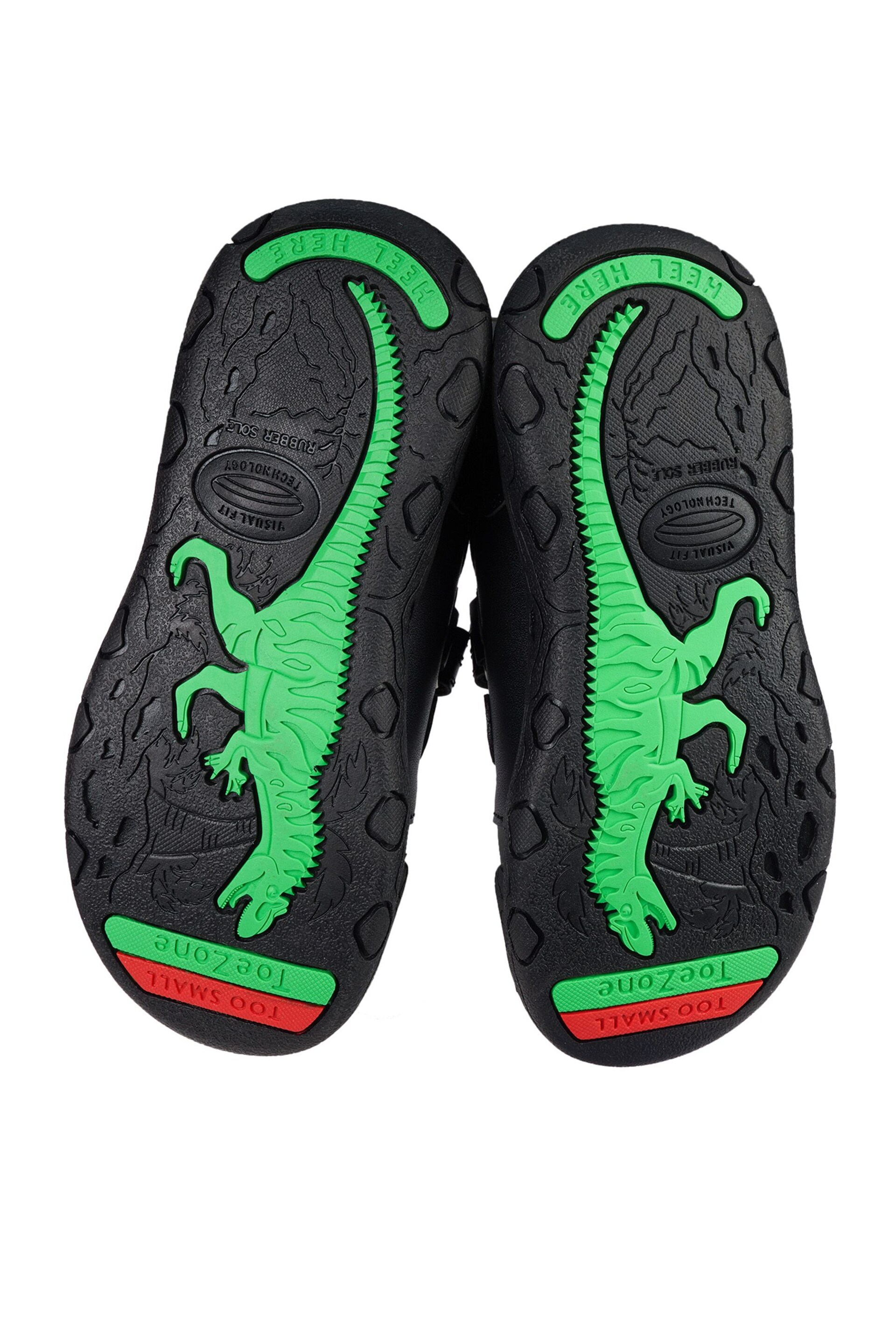 Toezone Chase Black Dinosaur Shoes - Image 5 of 6