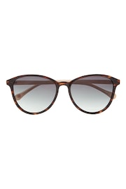 Ted Baker Tortoiseshell Brown Classic Round Eye Sunglasses - Image 1 of 5