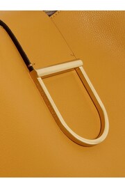 Jasper Conran Brielle Yellow 3 Section Shoulder Bag - Image 4 of 4