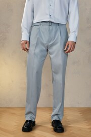 Blue EDIT Slouchy Style Suit Trousers - Image 2 of 6