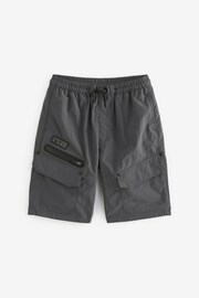 Charcoal Grey Zip Pocket Cargo Shorts (3-16yrs) - Image 1 of 4