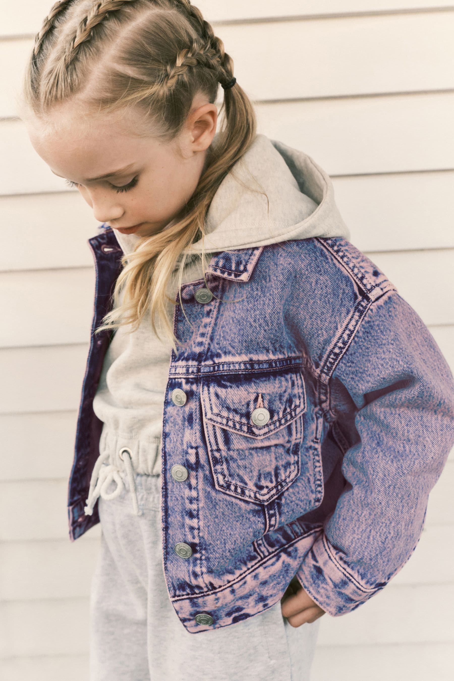 Next oversized denim jacket clearance