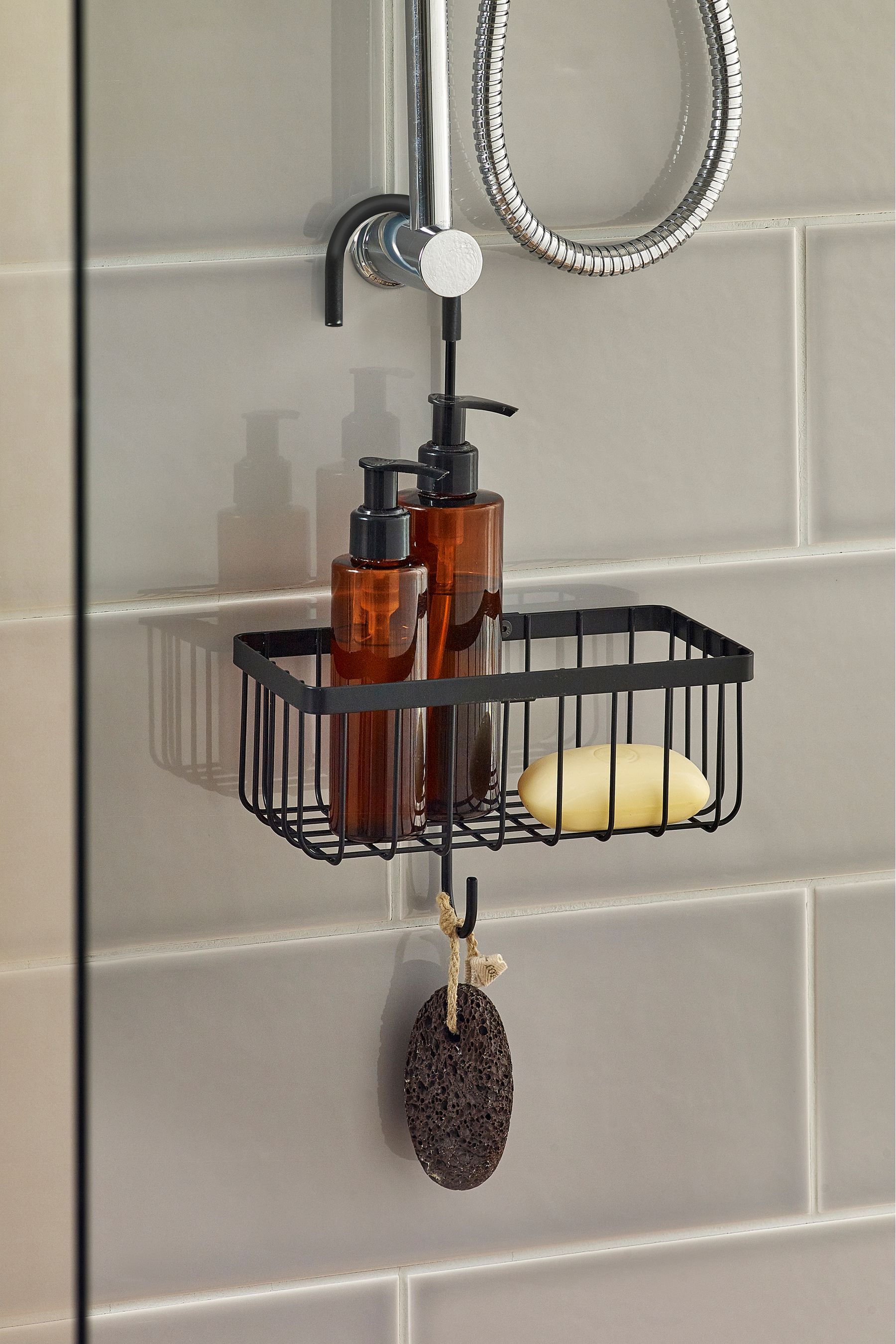Shower hanger shelf sale