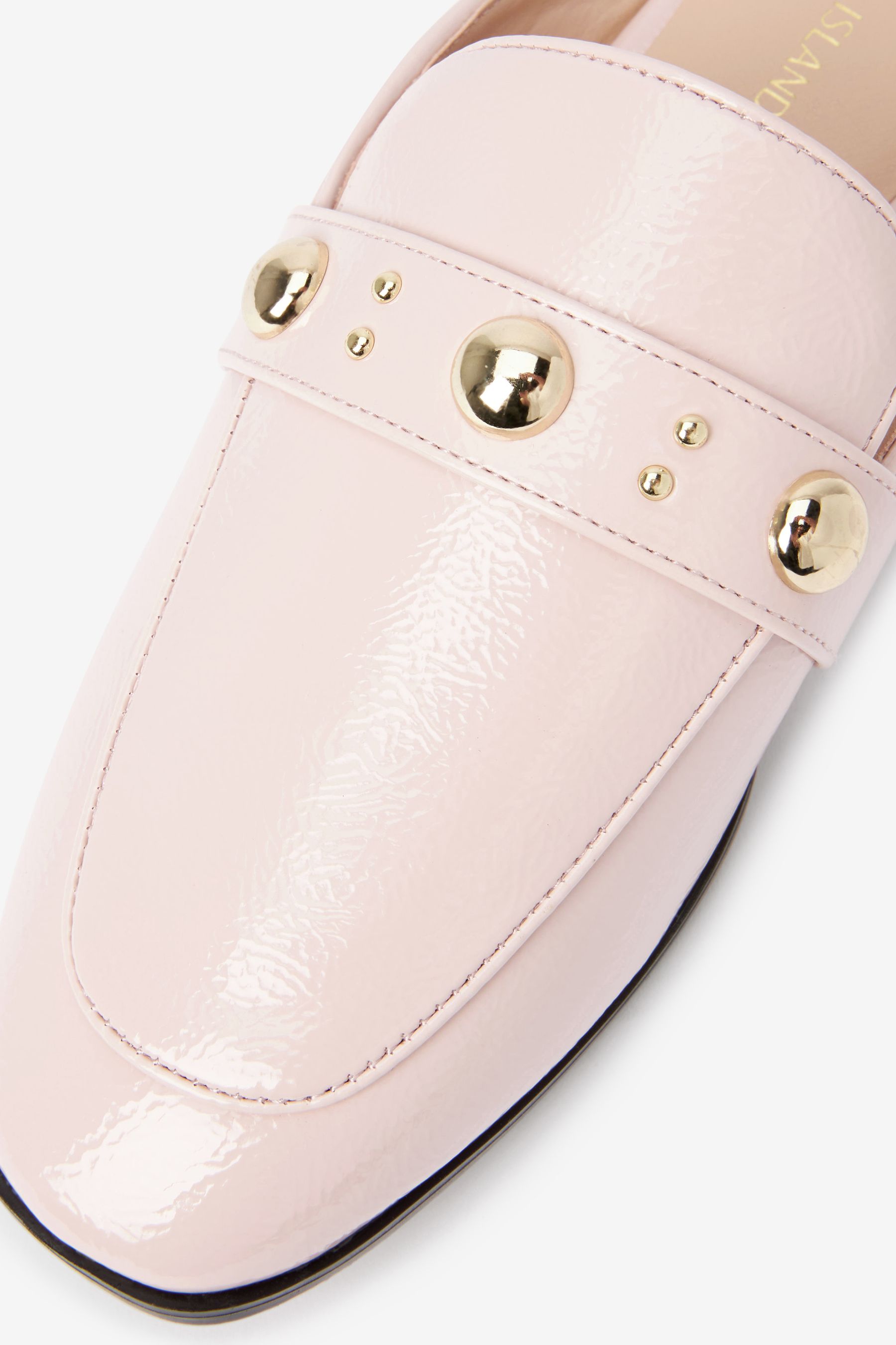 Pink backless loafers on sale