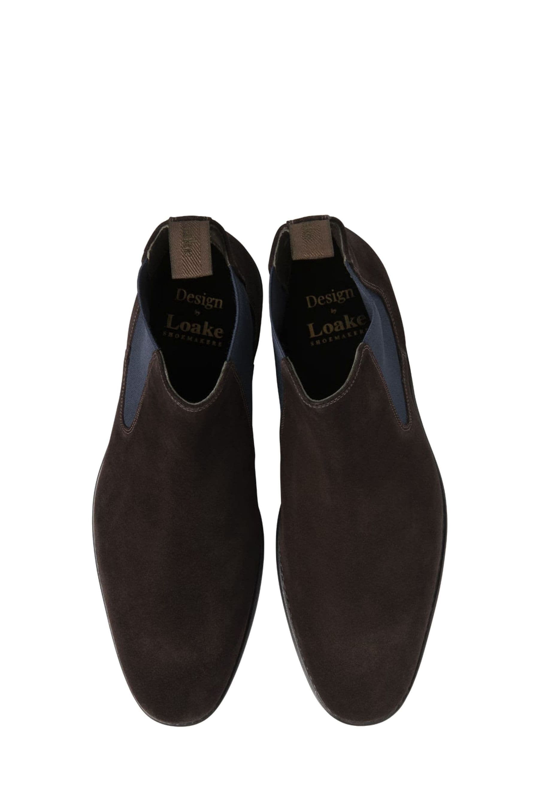 Buy Loake Wareing Suede Chelsea Brown Boots from Next Luxembourg