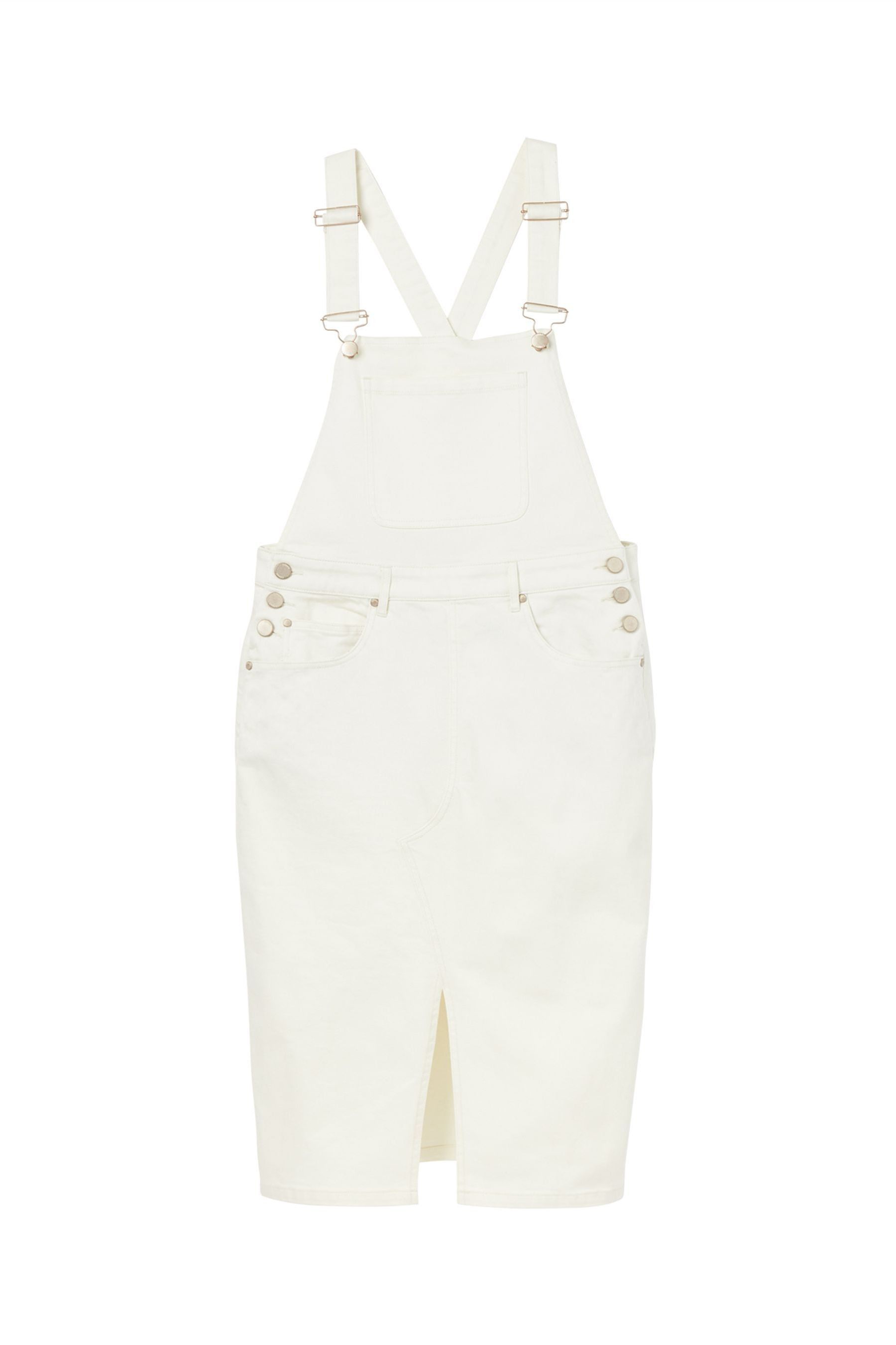 Buy Joules Rosia White Dungaree Dress from Next Ireland