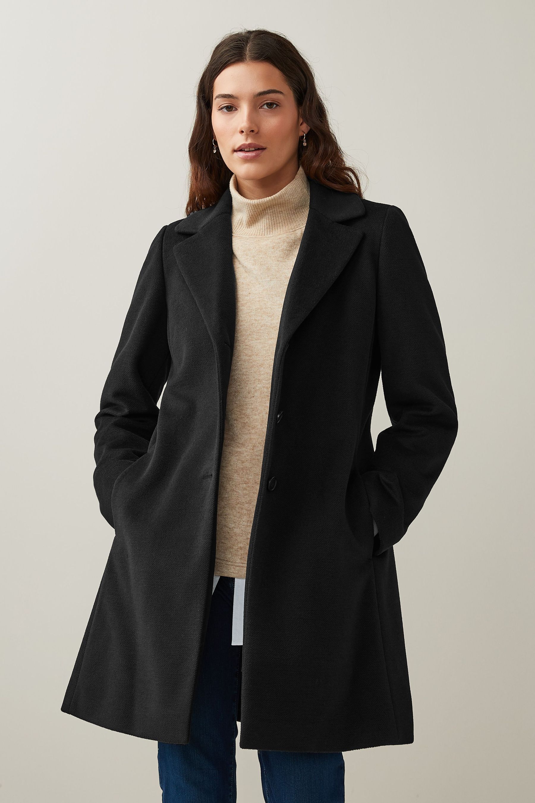 Marella black coat clearance