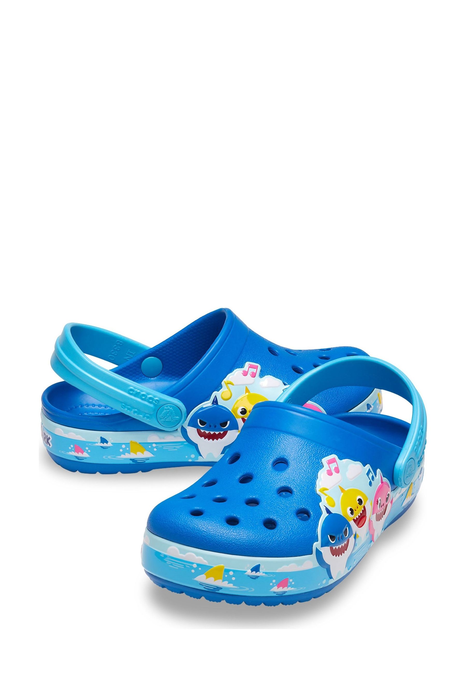 Buy Crocs Blue Baby Shark Band Clogs from the Next UK online shop